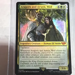 MTG Aragorn and Arwen, Wed *FOIL* The Lord of the Rings 0287 - Image 1