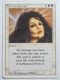 Reverse Damage Revised Edition English MTG Magic played - Image 1