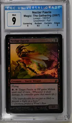 NECTAR FAERIE Lorwyn Foil U CGC 9 Q+ MTG [Nostalgium] - Image 1