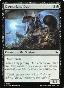 Daggerfang Duo C Bloomburrow # 89 NM - Image 1