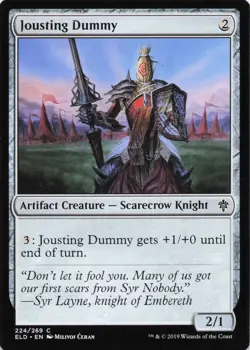 Jousting Dummy C Throne of Eldraine # 224 NM - Image 1