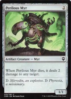 Perilous Myr C Commander Legends # 330 NM - Image 1