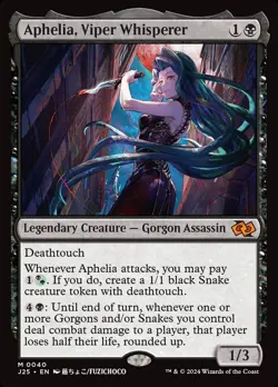MTG Aphelia, Viper Whisperer ** Foundations Jumpstart ** English (NM) - Image 1