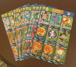 POKEMON Trivia 1999 Burger King Master Trainer Collector Set COMPLETE UNCUT 1-20 - Image 1