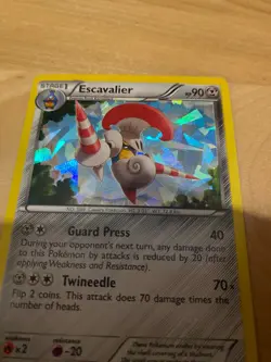 Escavalier 80/101 | Shatter Holo | Pokemon Card | Noble Victories Rare - Image 2