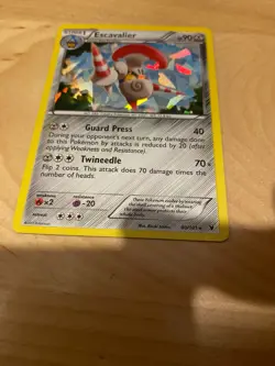 Escavalier 80/101 | Shatter Holo | Pokemon Card | Noble Victories Rare - Image 3