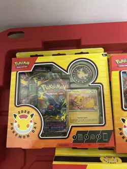 ​LOT OF 5 Pokemon Day 2026 Collection Box SEALED - 30th Anniversary Pikachu - Image 2
