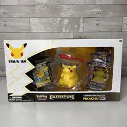 Pokemon Celebrations Figure Collection Pikachu VMAX Box Factory Sealed ETB - Image 1
