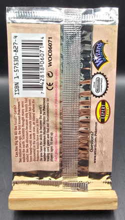 Pokemon TCG WOTC 1999 Fossil EMPTY Booster Pack Aerodactyl Thick Font Short Seal - Image 2