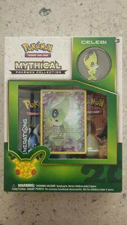 Pokemon Mythical Collection Box - Celebi With Generations Booster Packs - Image 1