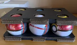 Factory Sealed 6x Pokemon TCG Pokeball Tins - 18 Booster Packs Costco - Image 1