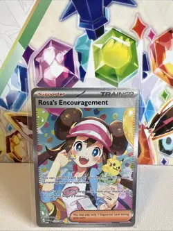 Rosa’s Encouragement 123/088 Special Illustration Rare Pokemon Perfect Order (1) - Image 1