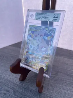 POP 30! BGS 9.5 Igglybuff Togepi & Cleffa GX Alt Art SR Gen Mint Pokemon TCG - Image 3
