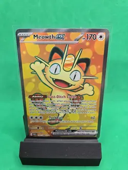 Meowth Ex Full Art 107/088 - Pokemon TCG Perfect Order - Image 1