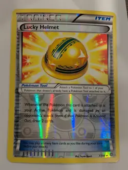 Lucky Helmet 77/98 - XY Ancient Origins Pokemon Reverse Holo Foil Nice! - Image 1