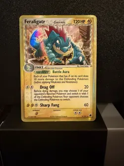 Feraligatr 2/101 - EX Dragon Frontiers Delta Species - HOLO Rare Pokemon Card LP - Image 1