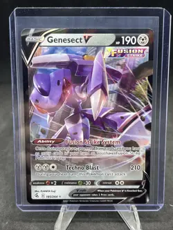 Pokemon TCG Genesect V Fusion Strike 185/264 Holo Ultra Rare - Image 1