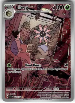 LILEEP - 145/142 - ILLUSTRATION RARE - STELLAR CROWN - POKEMON - - NM - Image 2