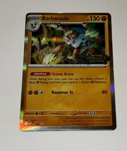 Pokemon TCG Perfect Order Build & Battle Box Promo MEP 065 Barbaracle! - Image 1