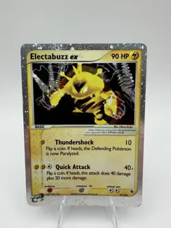 Pokemon Electabuzz EX Ruby & Sapphire Holo Ultra Rare Basic MP #97/109 2003 - Image 1