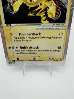 Pokemon Electabuzz EX Ruby & Sapphire Holo Ultra Rare Basic MP #97/109 2003 - Image 5
