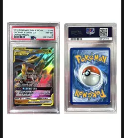 Pokemon Garchomp & Giratina GX 146/236 Sm-Unified Minds Ultra Rare Holo PSA 8 - Image 1