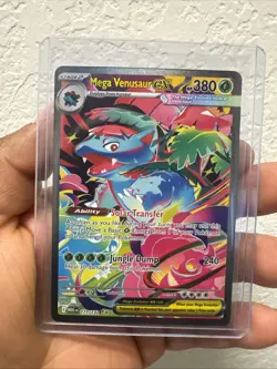 2025 Pokemon Mega Evolution #177/132 Mega Venusaur ex Special Illustration Rare - Image 1