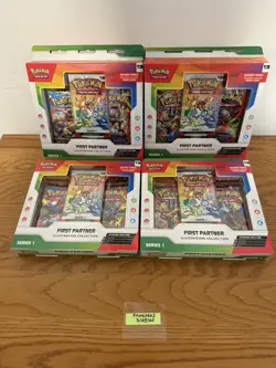Lot Of 4 ✅ Pokemon TCG First Partner Illustration Collection Series 1 New Sealed - Image 1