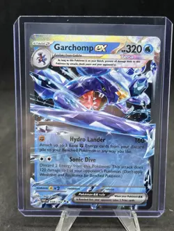 Garchomp ex - 038/182 Pokemon TCG Paradox Rift Double Rare Holo NM - Image 1