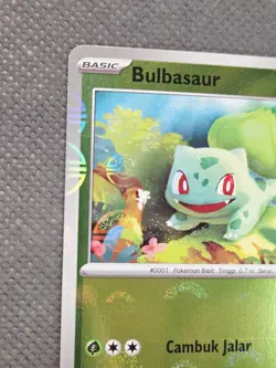 NM Bulbasaur 057/SV-P Pokemon Choki Choki Stamped Promo Indonesian TCG Exclusive - Image 3
