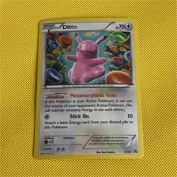 Pokemon Ditto XY Promo XY40 Holo Basic 70HP Metamorphosis Gene - Image 1