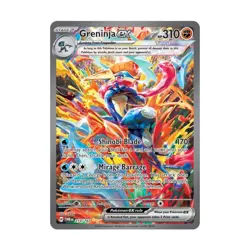 Pokemon SV06: Twilight Masquerad Greninja ex - 214/167 (SIR) #214/167 (Hol EX - Image 1