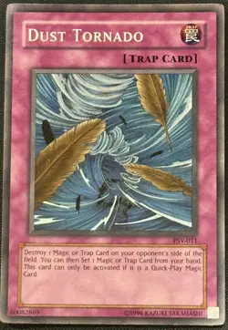 Yugioh Dust Tornado Unlimited Edition Super Rare PSV-011 MP - Image 1