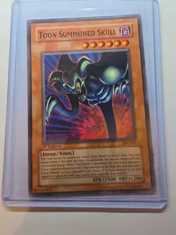 Toon Summoned Skull SDP-021 Yugioh 1st Edition Common Starter Deck: Pegasus LP - Image 3