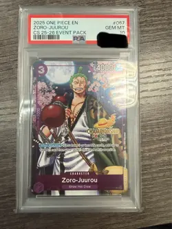 Zoro-Juurou (CS 25-26 Event Pack) OP05-067 One Piece Promotion Cards Foil PSA 10 - Image 1