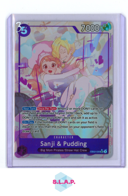 SANJI & PUDDING ONE PIECE - 2025 EB02 EB02 SANJI & PUDDING ALTART EB02-025 EN - Image 1