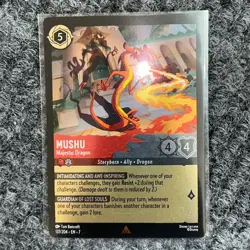 Disney Lorcana Mushu Majestic Dragon 137/204 Archazias Island Foil Rare NM - Image 2