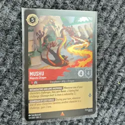 Disney Lorcana Mushu Majestic Dragon 137/204 Archazias Island Foil Rare NM - Image 3