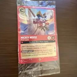 Mickey Mouse Pirate Captain - Promo - Disney Lorcana NM - FOIL 18/P2 Eng 6 - Image 1