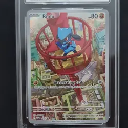 Riolu #010 Pokemon Center Stamped Promo Elite Trainer Box Mega Evolutions Ace 9 - Image 2