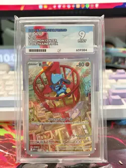 Riolu #010 Pokemon Center Stamped Promo Elite Trainer Box Mega Evolutions Ace 9 - Image 1