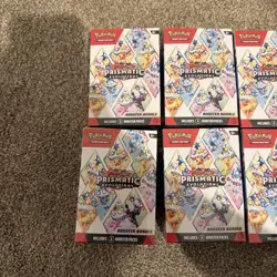 Pokemon TCG Prismatic Evolutions Booster Bundle New Factory Sealed 6 Packs X6 ✅ - Image 2