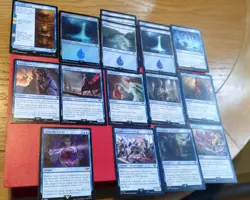 MTG Magic The Gathering Lord Of The Rings Cunning Blue Jumpstart Cards x17 NM - Image 1