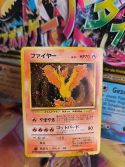 Pokemon Karte Card Lavados Moltres Mysterious Of Fossil Holo Wotc japanese Exc - Image 1