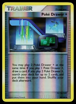 Pokemon Card - Poke Drawer + Stormfront 89/100 Reverse Holo Uncommon - Image 1