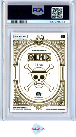JINBE SPACE HOLO PANINI ONE PIECE TREASURE BOX CARD COLLECTION 2024 60 PSA 9 - Image 2