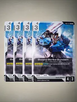 GD01-073 Sword Strike Gundam X4 Playset Gundam Card Game TCG CCG English - Image 1