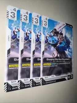 GD01-073 Sword Strike Gundam X4 Playset Gundam Card Game TCG CCG English - Image 2