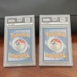 Pokemon 1999 Game PSA Graded Holo Zapdos #16/102 & Raichu #14/102 Cards - Image 2