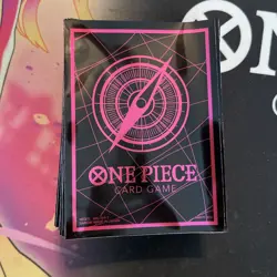 Standard Black & Pink 70 Sleeves One Piece Card Game Official Ver.6 /A2 - Image 1